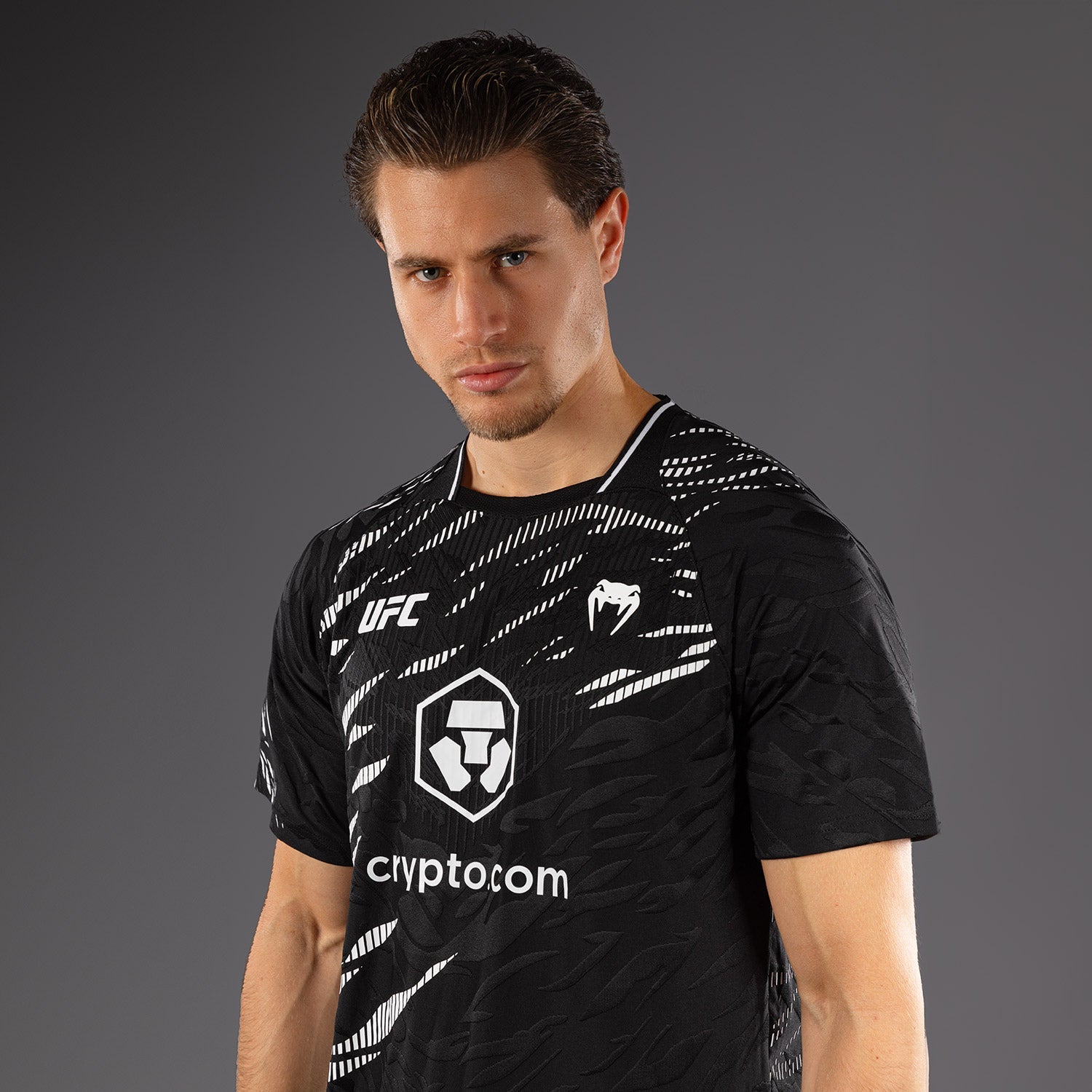 T-shirt Dry-Tech pour Hommes UFC Fusion by Venum Authentic Fight Night - Noir