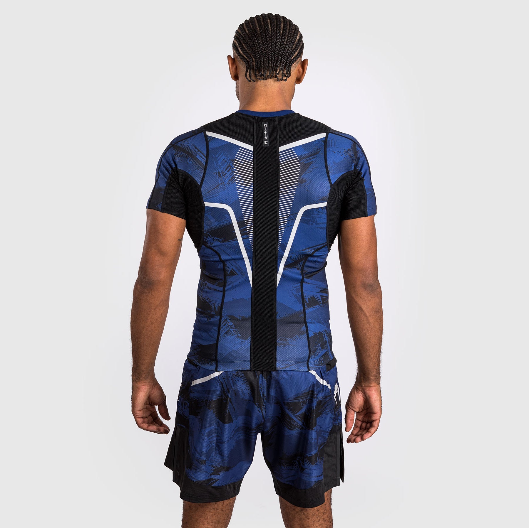 Rashguard à manches courtes Venum Electron 3.0 - Bleu marine