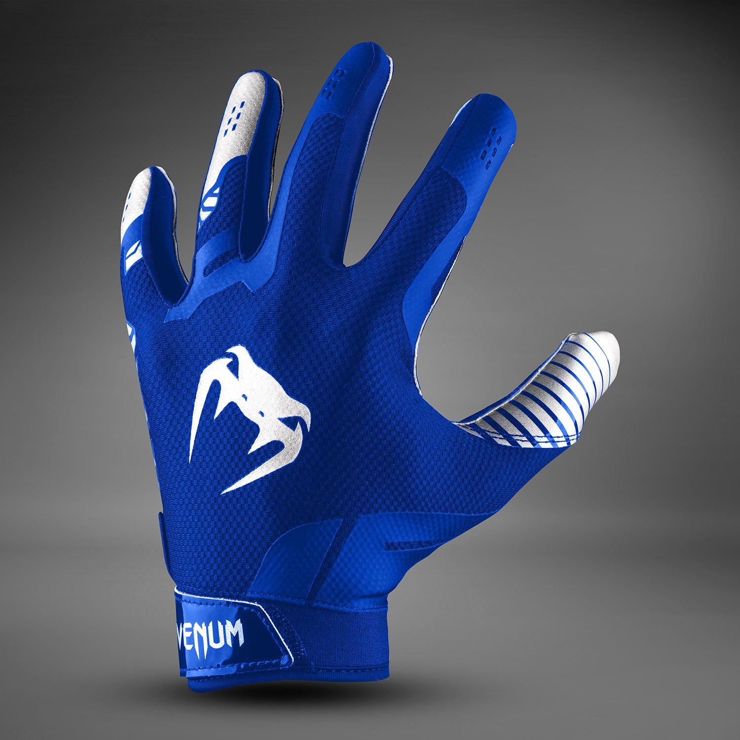 Gants de Football Venum Elite - Bleu Royal/Argent
