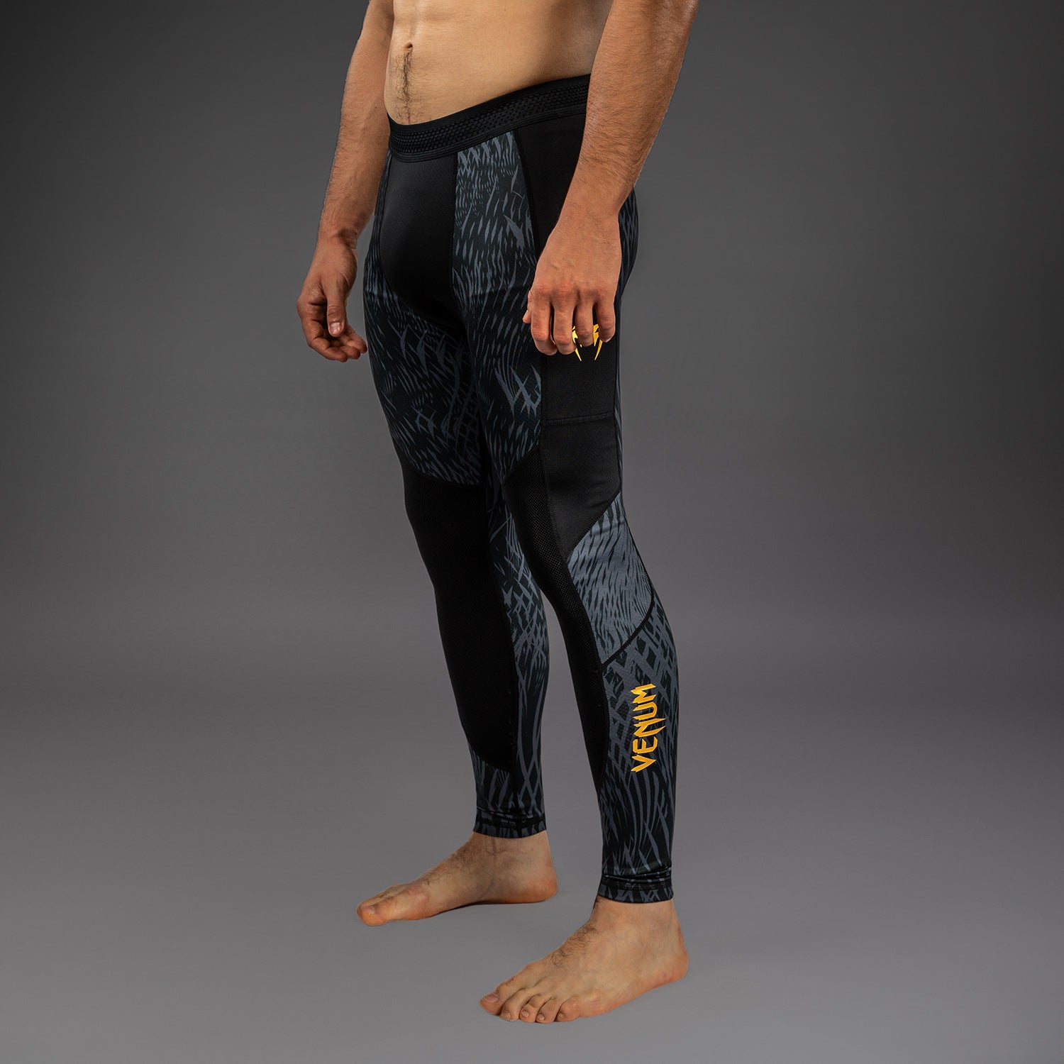 Pantalon de compression Venum x Chimaev - Noir/Gris