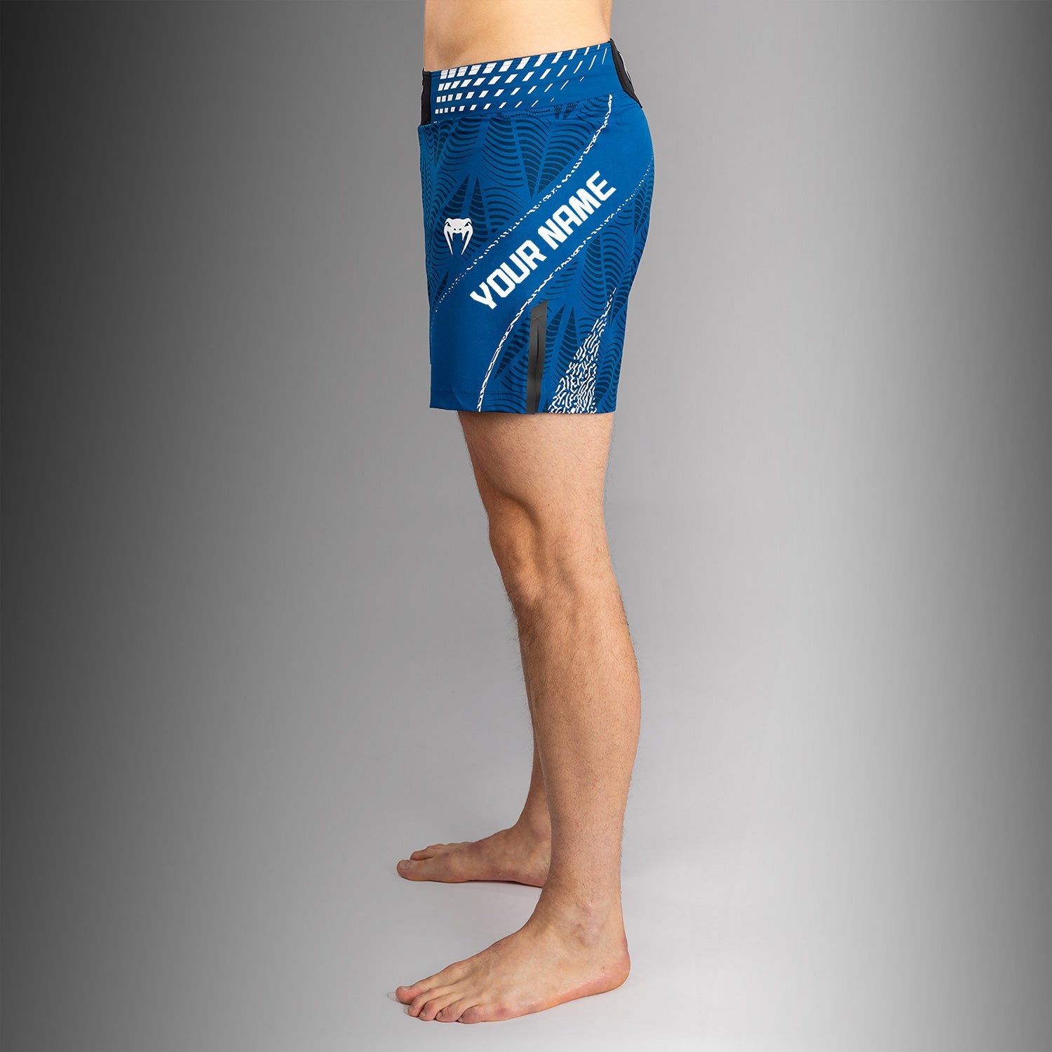 Short de combat coupe courte Homme Personnalisé UFC Zenith by Venum Authentic Fight Night - Bleu