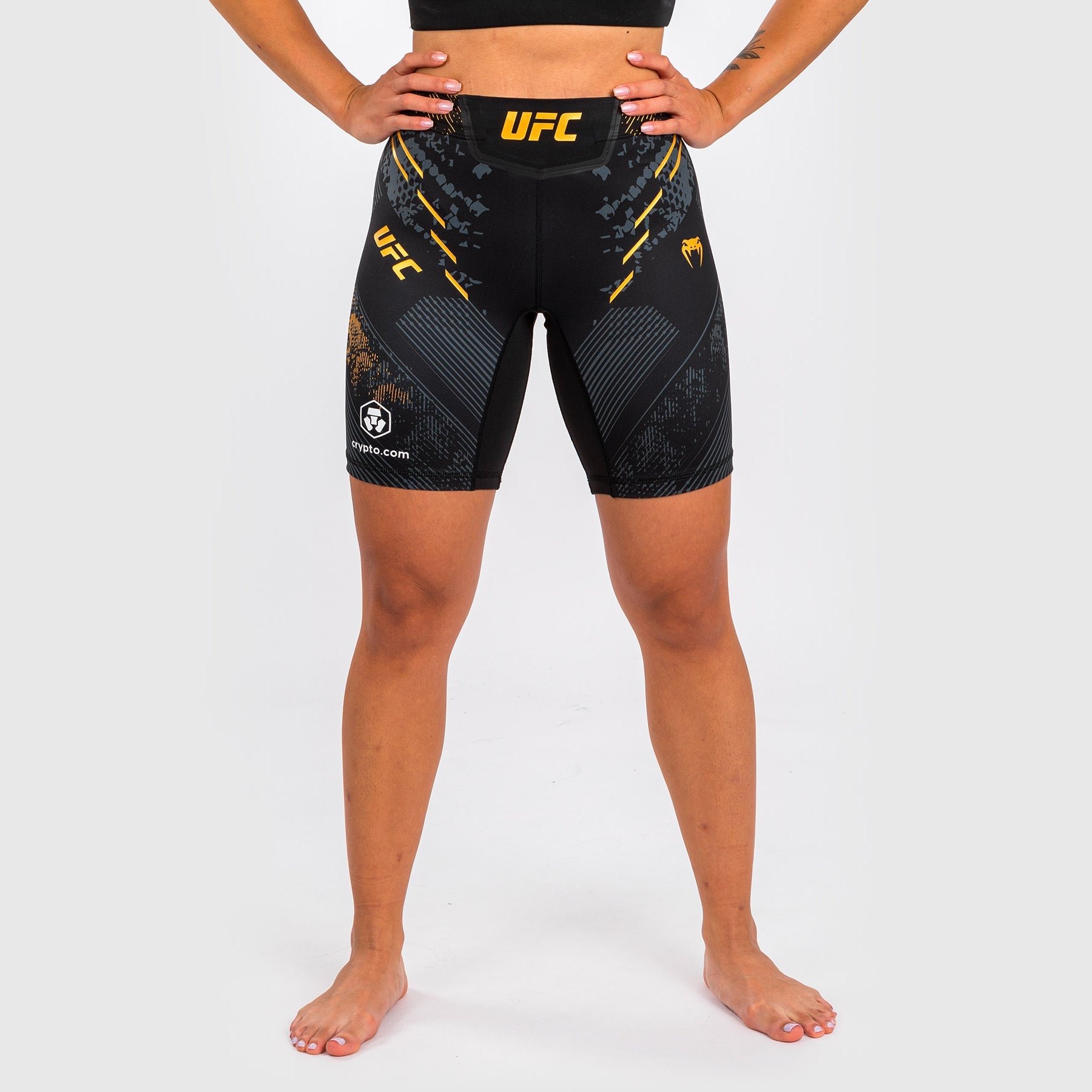 Short de compression Long Fit pour Femmes UFC Adrenaline by Venum Authentic Fight Night - Champion