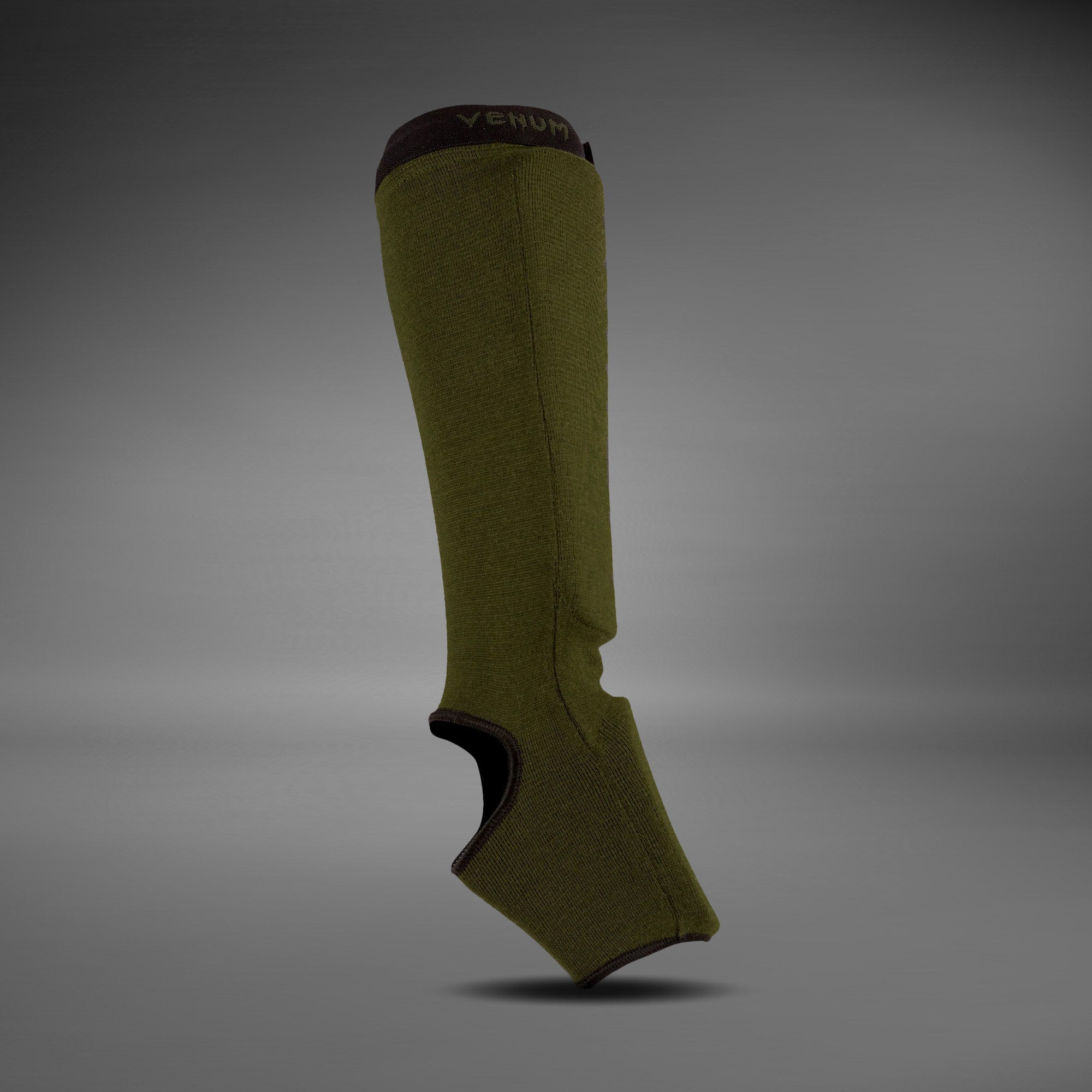 Protège-tibias et pieds Kaki/Noir Venum Kontact