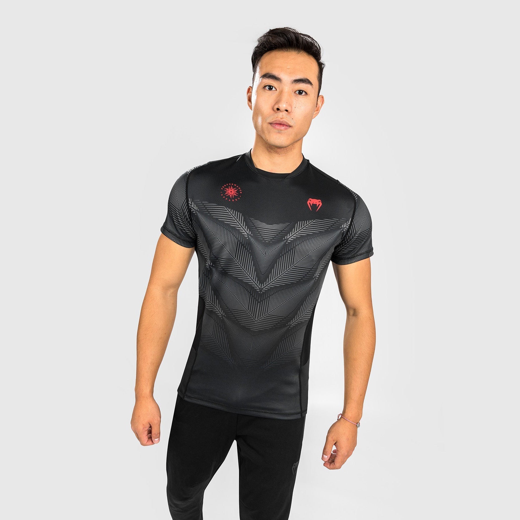 T-Shirt Dry Tech Venum Phantom - Noir/Rouge