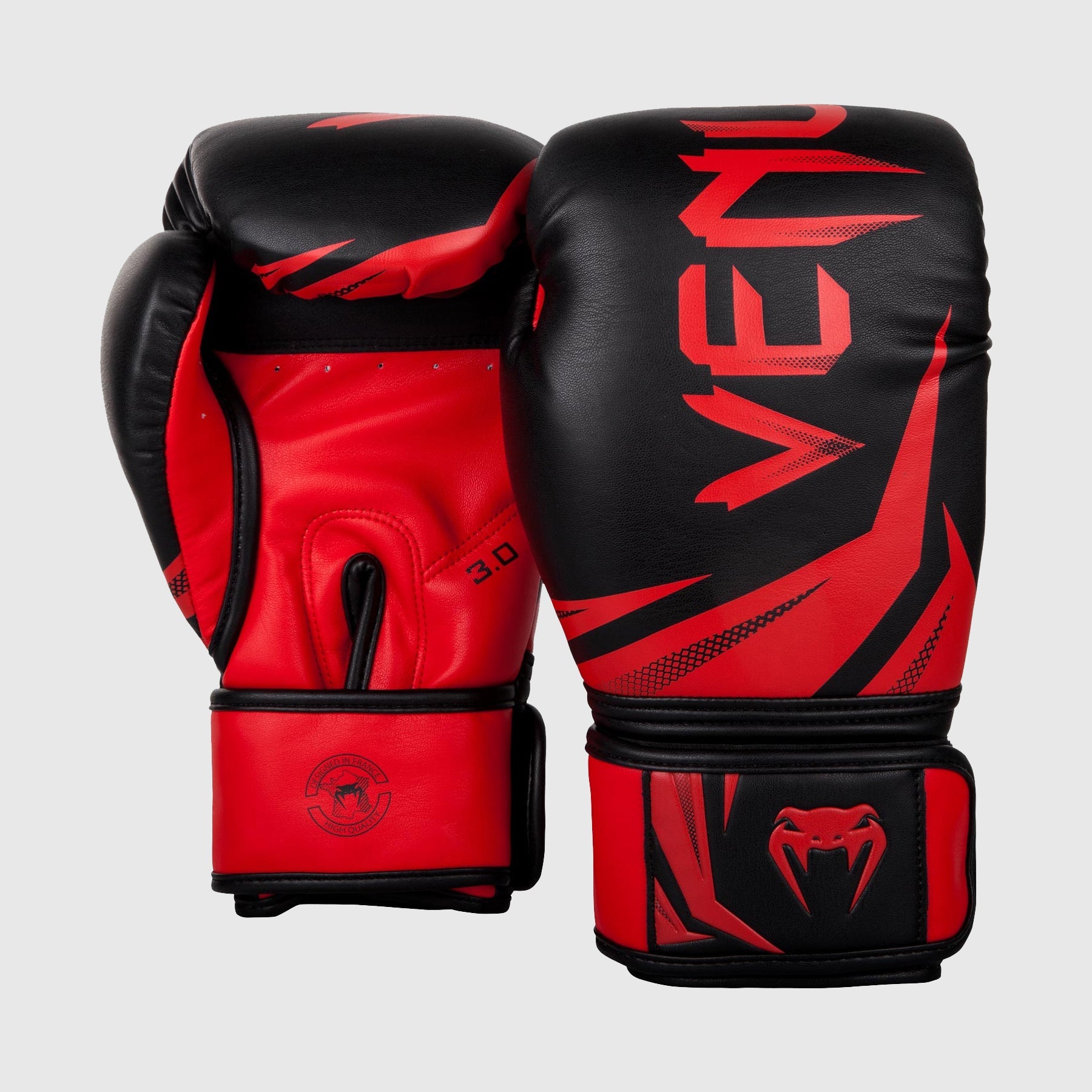 Gants de boxe Noir/Rouge Venum Challenger 3.0