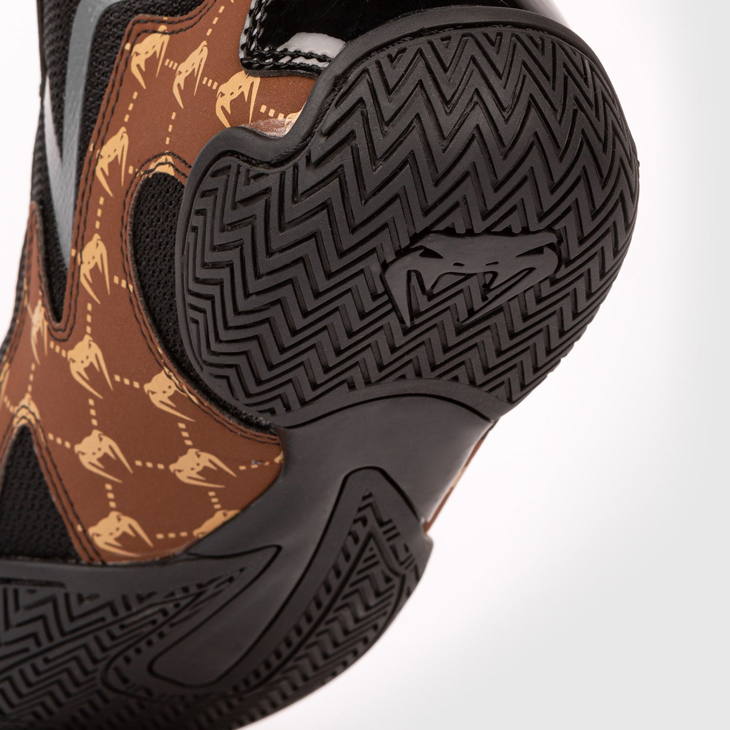 Chaussures de Boxe Venum Elite Evo Monogram - Noir/Marron