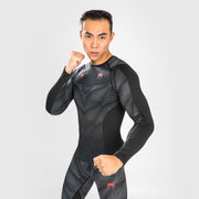 Rashguard Venum Phantom - Manches Longues - Noir/Rouge