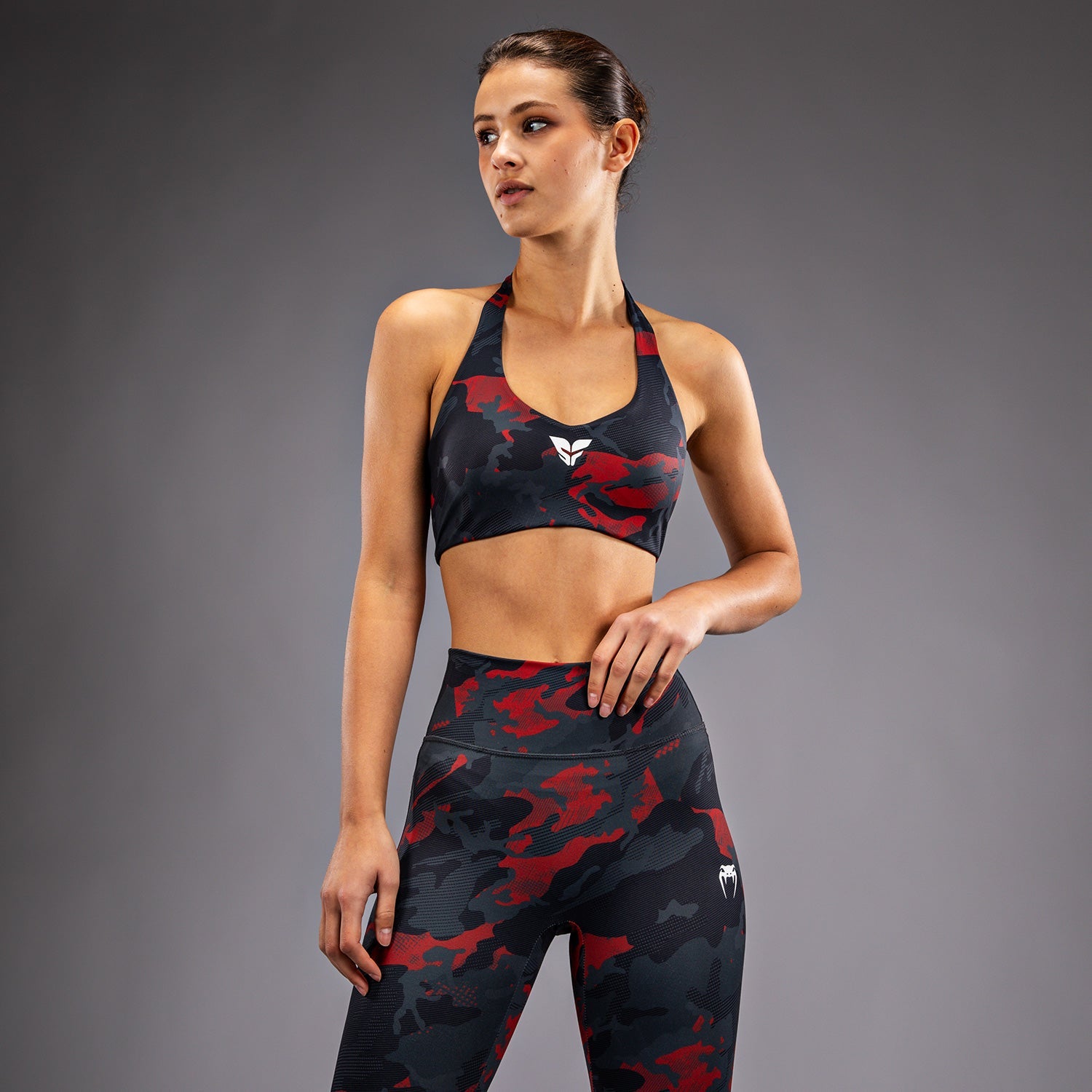 Brassière de sport pour Femmes Venum x Sophia Rose - Urban Red Camo