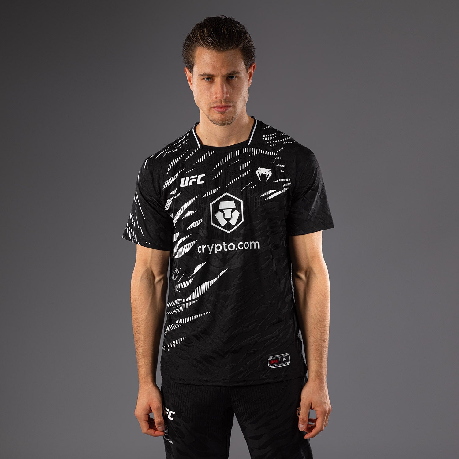 T-shirt Dry-Tech pour Hommes UFC Fusion by Venum Authentic Fight Night - Noir