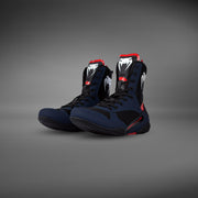 Chaussures de Boxe Venum Elite - Bleu Marine/Noir/Rouge