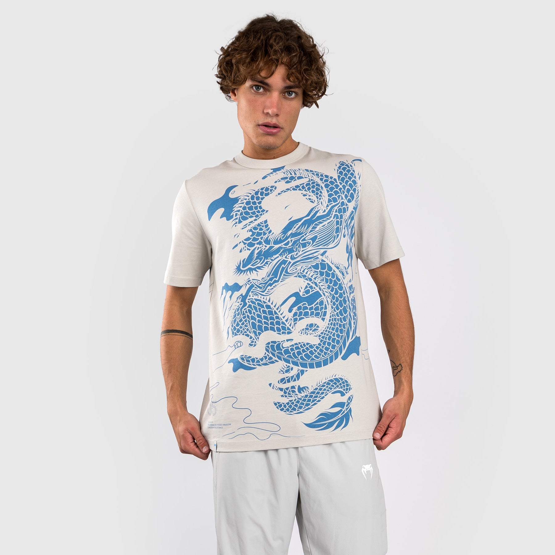 T-shirt Venum Dragon's Flight - Bleu Mystique