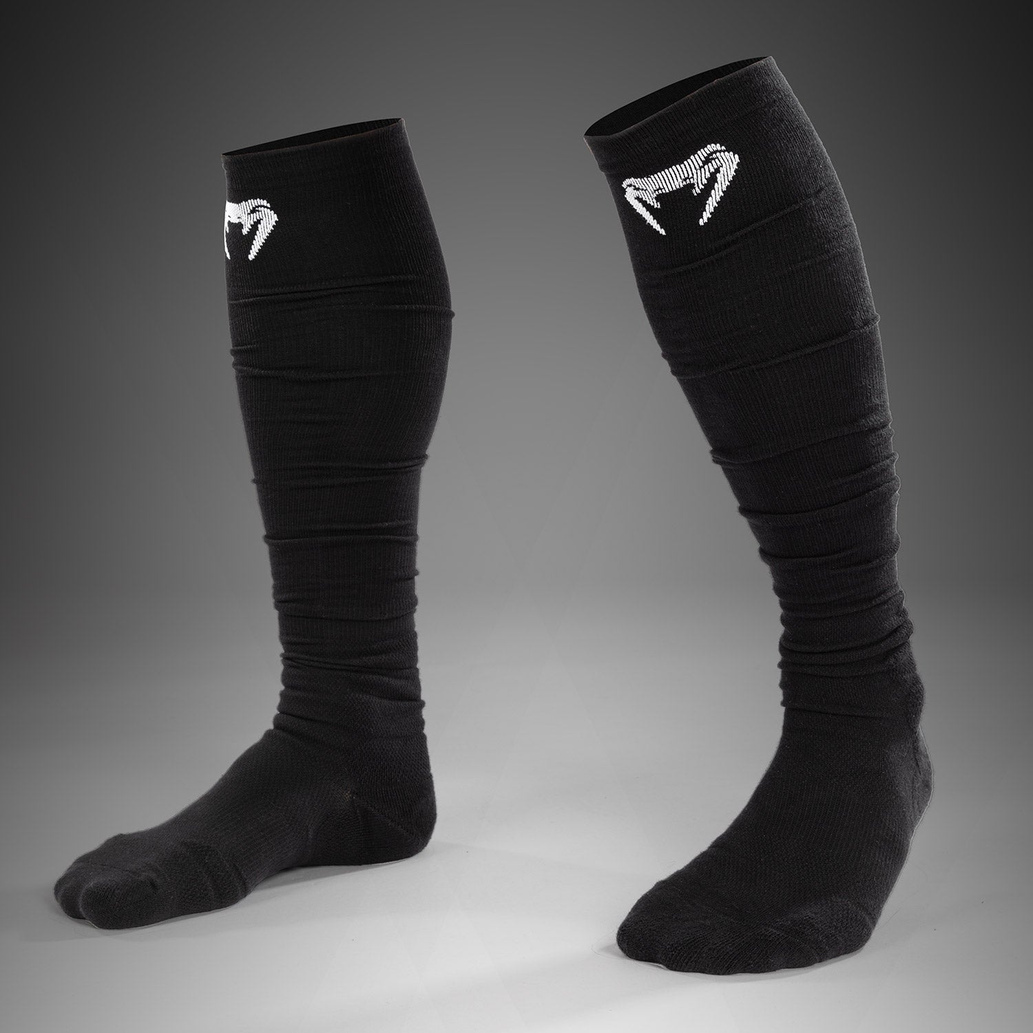 Chaussettes Longues Performance Venum Elite - Noir/Blanc