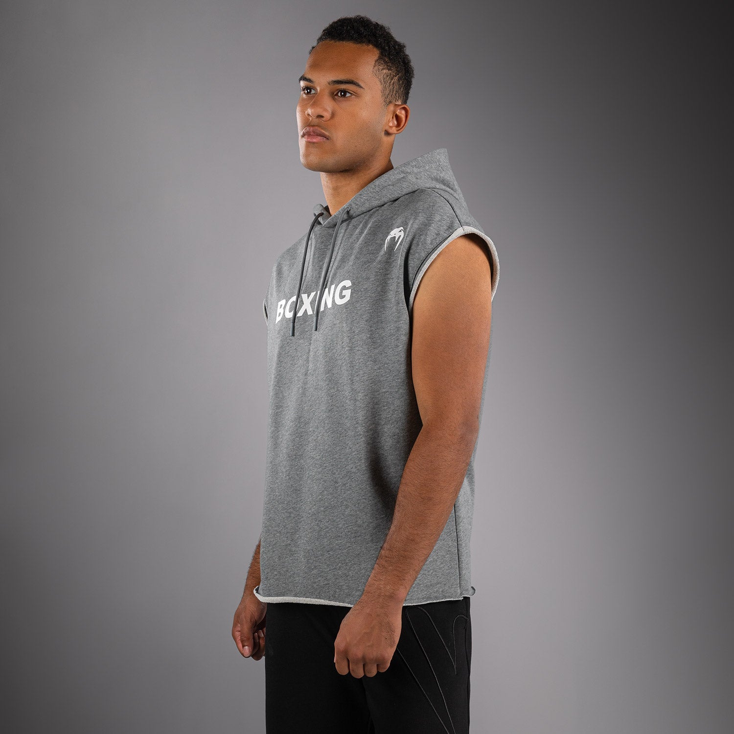 Sweat à Capuche Sans Manches Venum Boxing VT – Gris Chiné