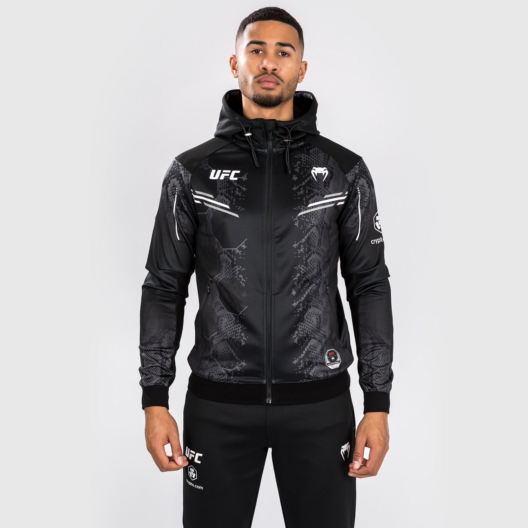 Veste à capuche pour Hommes UFC Adrenaline by Venum Authentic Fight Night - Noir